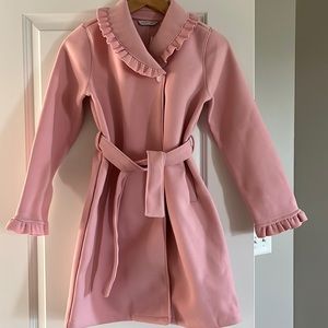 NWT Janie and Jack Pink Coat Size 10-12